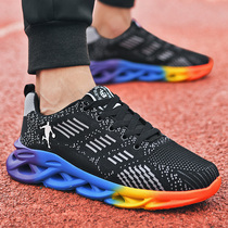 Mens and womens professional pneumatic volleyball shoes Badminton shoes Table tennis sports tug-of-war sneakers steam volleyball shoes shock absorption air cushion