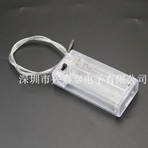 Spot No. 5 2 battery box transparent with cover with switch No. 5 Section 2 2AA battery holder with line