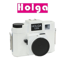 HOLGA light leakage 120N film camera 120N film camera Multi-exposure glass lens rotatable 135 white