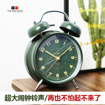 TIMESS charging small alarm clock Students use to get up artifact Childrens electronic male and female childrens alarm smart luminous bedroom