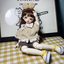Six points bjd baby clothes men and women can wear sweaters light coffee milk tea bloomers doll clothes with good trend 6