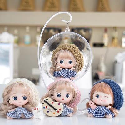 taobao agent Small doll, realistic cute toy, set, Birthday gift