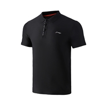 Li Ning polo shirt mens 2021 summer New Ice Silk quick dry T-shirt short sleeve lapel collar sports top APLR007