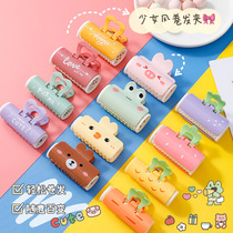 Cutting Sleeve Air Liu Hai Coil Hair Cylinder Fixed Sloth Person Eight Words Hair Roll Clip Cylinder Fluffy Sleeping Sizing Plastic Roll Hair