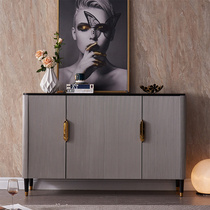 Italian side cabinet porch cabinet American light luxury style shoe cabinet living room corridor storage cabinet large capacity lockers