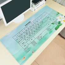 Wubi root mouse pad Super Multi-function table pad five pen word root table Chart keyboard diagram typing tutorial novice