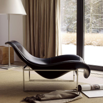 Nordic designer glass fiber reinforced plastic special-shaped creative simple duck tongue chair model room hotel villa lazy leisure reclining chair