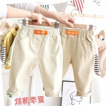 Spring dress 2022 new loose casual pants for boys dressed pants and pants for boys baby pants and Korean version