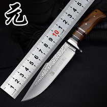 Field knives survival outdoor sharp defensive knife cold weapon tactical straight knife Portable military knife portable extension set