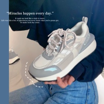 Back force smoke gray womens shoes retro Forrest Gump shoes womens 2021 new summer casual wild Daddy shoes niche sneakers