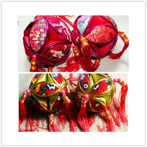 Guangxi national hydrangea stage performance props Liu Sanjie Hydrangea company wedding gifts Zhuang embroidery