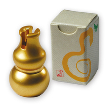 Yuntan flavoring class Taiwan Fushan Xiangtang magnetic attraction gourd pan incense seat (bright gold) thread incense insert