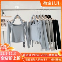 Knitted shirt dance clothes womens neck tops classical dance modern dance practice clothes Chinese dance jazz dance practice clothes autumn
