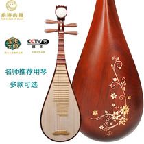 Lehai pipa musical instrument beginner hardwood 911 African rosewood DJ12 exam playing childrens adult pipa