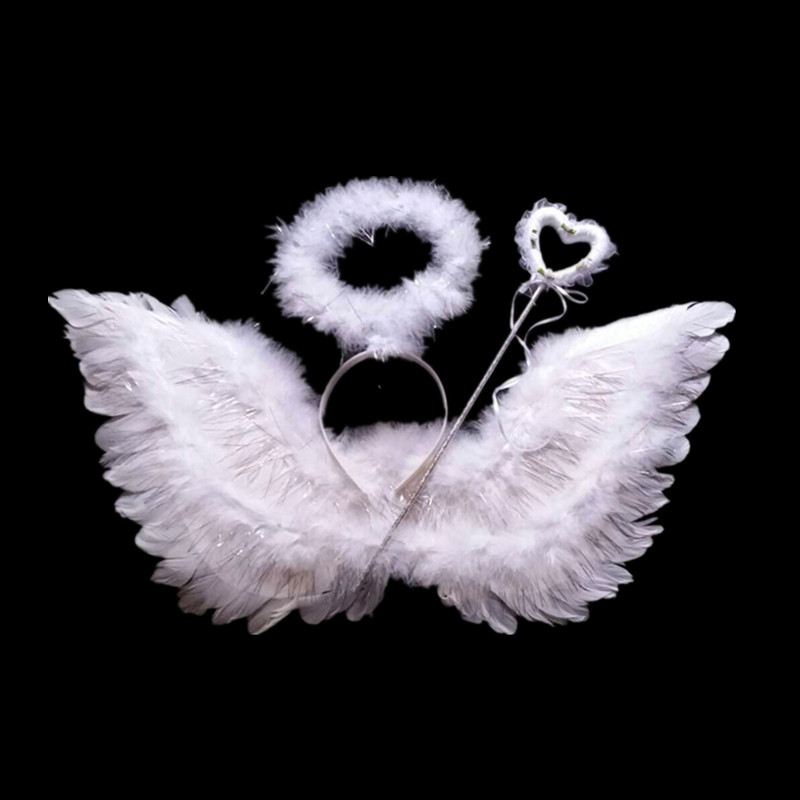 天使の羽白い羽子供の羽大人子供の羽小道具モデルキャットウォーク花嫁フラワーガールドレスアップ