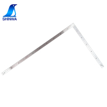 SHINWA affinity curved ruler large polished 1m × 60cm positive and negative scale 63118