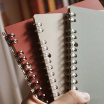 Japan KOKUYO Guoyu ultra-thin loose-leaf book one meter new pure notebook thin and thin A5 diary stationery flip thin b5 can be replaced core college students learning Notes official website flag hang shop