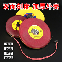 Cloth tape measure 50 m linen cloth ruler 20 m tape 100 m box ruler 30 m tape measure leather tape measuring fiber tape