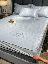 Category A high-end ice silk cool mat machine washable water washed with three sets of summer nude sleep upscale breathable air conditioning Soft mat hat