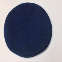 Sky blue hairy beret commemorative performance cap
