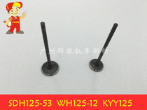 Two-wheeled male motorcycle Fengge SDH125-53WH125-12 Feng Lang Ruibiao KYY125 intake valve exhaust valve