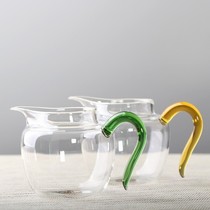 Hongjian tea ware land drill tea sea thickened transparent handmade glass Road cup tea uniform Cup soup machine 280ml