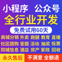 WeChat Public Number Development Set Production Tweet Typesetting Design Commercial City Catering Takeaway Small Program Little Game Source