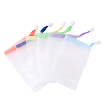 Mesh bag with soap can be hung bubble bag mesh bag mesh bag broken soap cover bubble mesh foam foam bubble