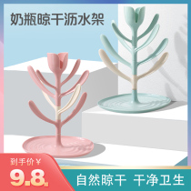 Baby bottle drying rack bracket dry drain filter dry rack baby bottle holder baby bottle holder household hanging bottle storage rack