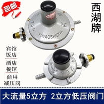 West Lake brand large flow gas valve liquefied petroleum gas YJ5 cubic YJ2 cubic pressure regulator pressure reducing valve