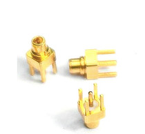 Pit MMCX-JE 50 ohm JHD upright welded PCB board male inner pin coaxial connector
