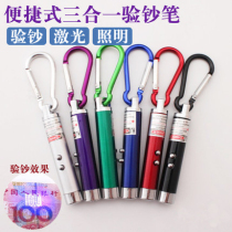 Banknote detector UV banknote detector lamp Violet flashlight laser laser lamp fluorescent agent detection pen light infrared light