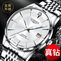 Swiss Splendid Series Waterproof Fashion Watch Mens Machinery Table Top brand True Diamond Mens Table