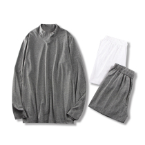 Foreign trade original single spring summer home wear mens leggings stand collar pajamas pajamas underwear autumn clothes autumn pants K523-573