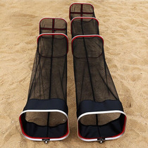 Folding portable small fish guard net rectangular wild fishing nano-speed dry dense eye fishing protective square fishing net pocket for fish bag