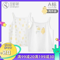 Girls cotton camisole small vest wear summer thin baby child Baby child little girl sleeveless top