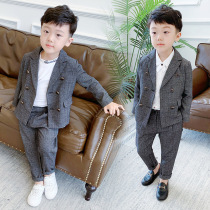 Boy suit suit suit kid Korean coat boy handsome dress baby casual child suit Spring and Autumn Flower Boy