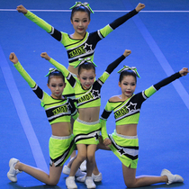 New custom cheerleading competition costumes aerobics uniforms men and women team stage performance uniforms children