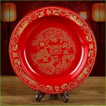 Large Red Furnishing Toilet Upscale Happiness Children And Grandchildren Treasure Bucket Color Box Gift Children And Grandchildren Happy Barrel Red Gift Five Treasures Grand Total