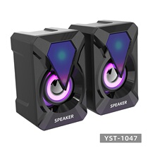 1047 computer audio home desktop RGB cool colorful light multimedia game overweight subwoofer USB speaker