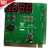 Four-digit test card 4-digit desktop computer motherboard PCI fault diagnosis card with Chinese manual repair tool