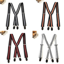 Childrens strap clip high quality 4 clip strap pants strap for infants and young children anti-drop belt four clip elastic adjustable cross strap
