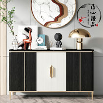 Modern simple new Chinese style entrance cabinet Light luxury dining side cabinet Shoe cabinet Storage cabinet Wine cabinet Nordic rock board decorative cabinet