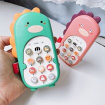 New dinosaur simulation mobile phone will dance vibration boys and girls early education puzzle phone toys