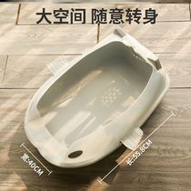 Corridor cat litter box Net red cute shovel-free oversized open cat supplies for kittens Anti-splashing