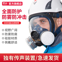 Sichuang gas mask full cover S100 coconut shell activated carbon spray paint Formaldehyde pesticide chemical odor Ammonia anti-fog