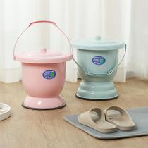 Phlegm urine bucket urine potty urine pot pot thick with lid portable home night female adult pregnant woman child bedroom