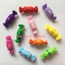 Non-woven colorful candy lollipop finished product simulation three-dimensional kindergarten manual work house toy