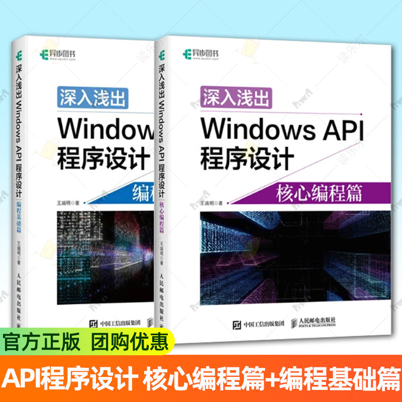 【全2册】深入浅出Windows API程序设计:核心编程篇+编程基础篇怎么选?2025年最全解析-api-淘宝好物网