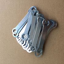 Factory direct supply disposable closed wrench matching cheap 8mm10mm13mm stamping plum blossom wrench spot